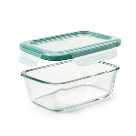 Oxo Gg 1.6 Taza Sello Hermético Smart Seal Vidrio Rectangular Recipiente
