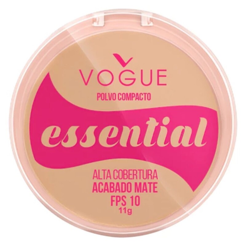 Polvo Compacto Vogue Essential Acabado Mate Natural 11 GR