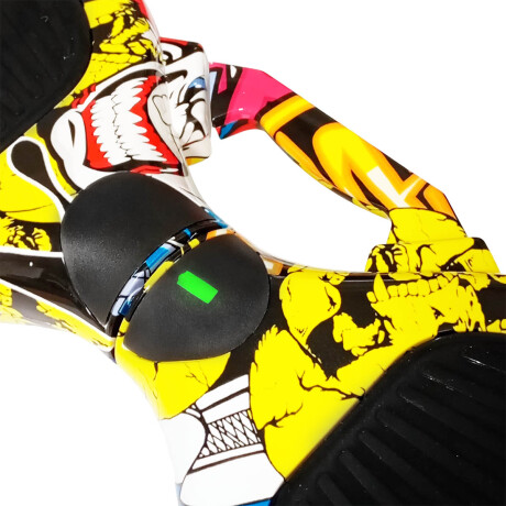 Skate Hoverboard Eléctrico 6.5 Bluetooth Luces Led N1 Grafiti