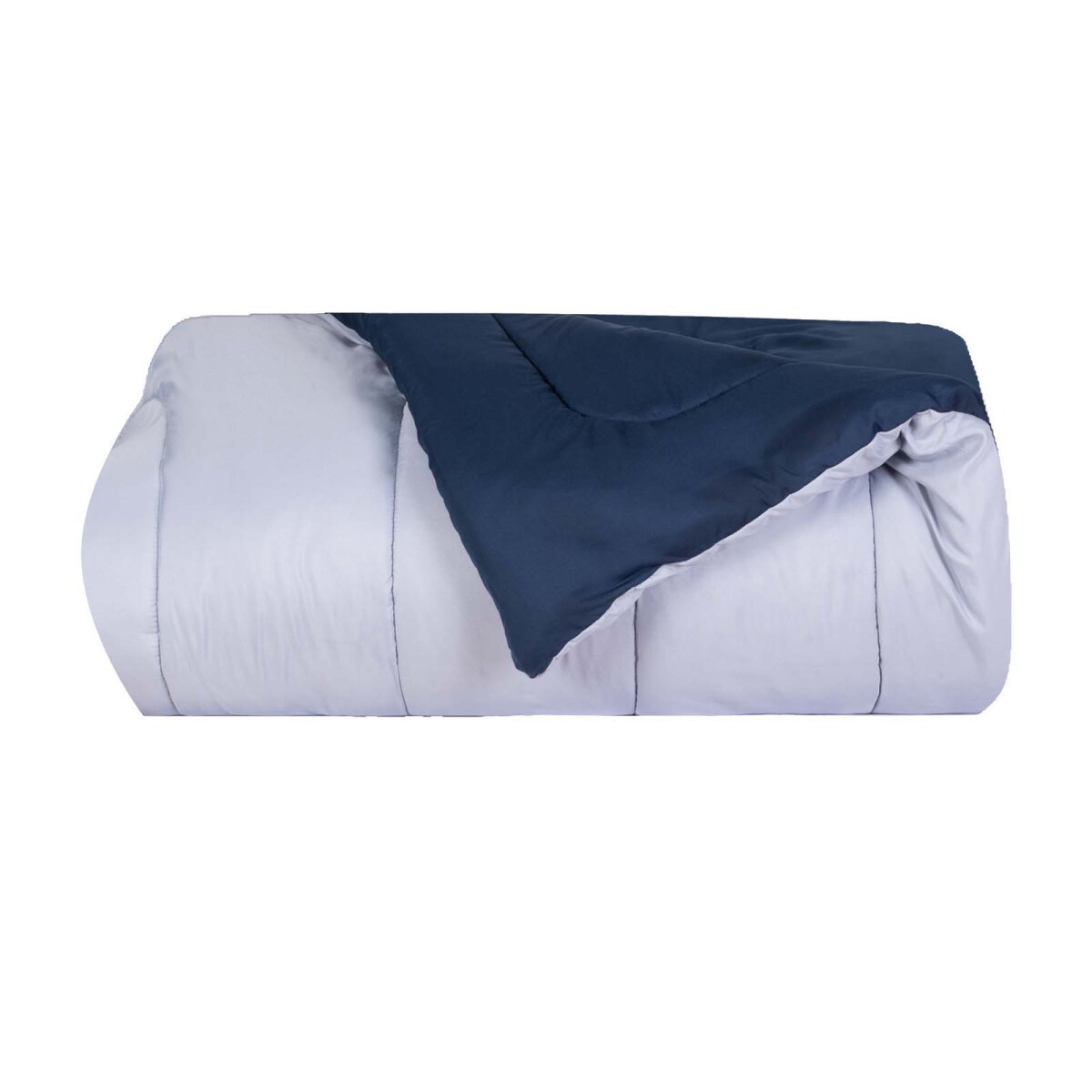 ACOLCHADO - 2 PLAZAS MICROFIBRA AZUL DUO REVERSIBLE 