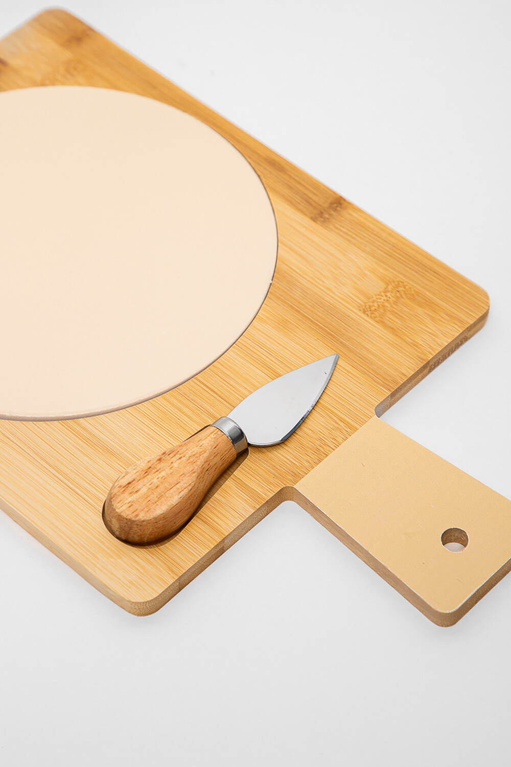 Tapas Y Picadas Set Tabla De Quesos Con Cuchillo Color Unico