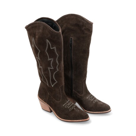 BOTA VENET - CUERO GRAMADO MARRON