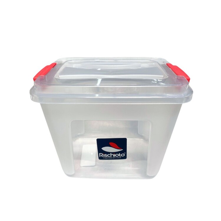 CAJA ORGANIZADORA 5 LITROS TRANSPARENTE RISCHIOTO CAJA ORGANIZADORA 5 LITROS TRANSPARENTE RISCHIOTO