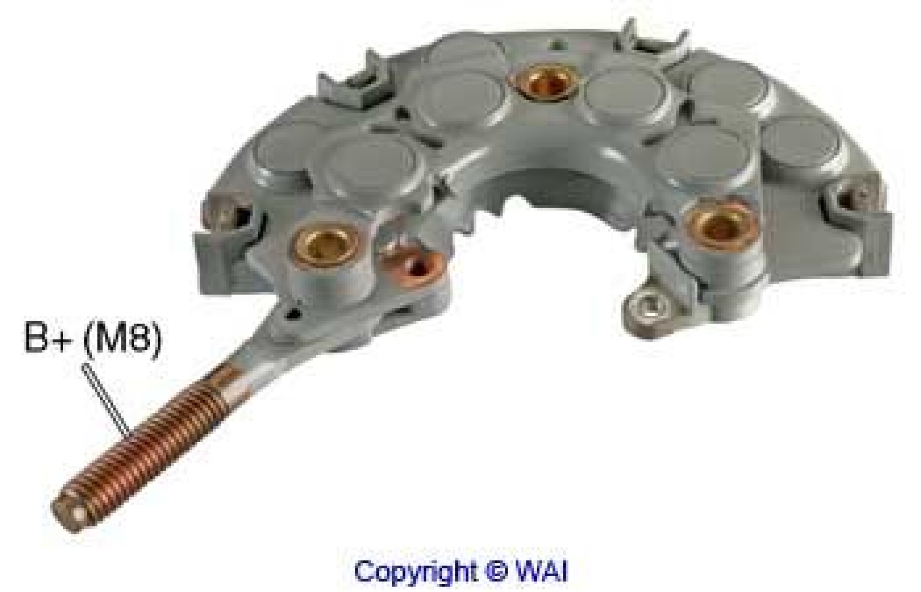 PLACA RECTIFICADORA TOYOTA DENSO 12V 113MM TRANSPO 