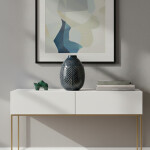 FLORERO SQUARE 16.5X16.5X21CM AZUL FLORERO SQUARE 16.5X16.5X21CM AZUL