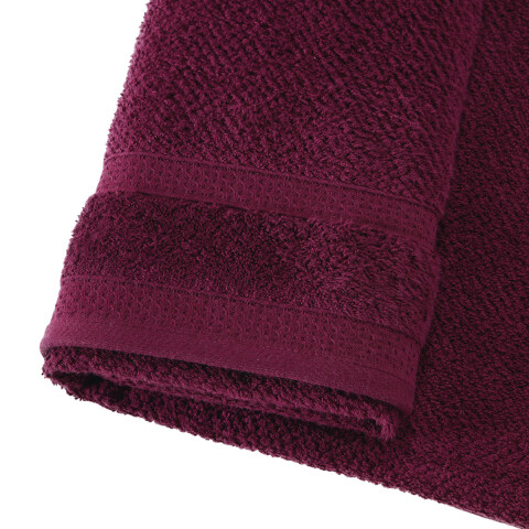 Toalla Baño Dohler Jacquard Marruecos 70 x 140 cm 100% Algodón BORDO