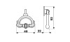 Tirador anilla KT01-G0005-SU oro viejo Tirador Anilla Kt01-g0005-su Oro Viejo