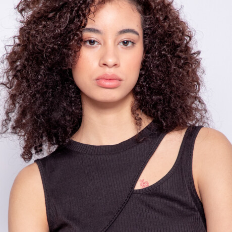 TOP LEONARDA Negro