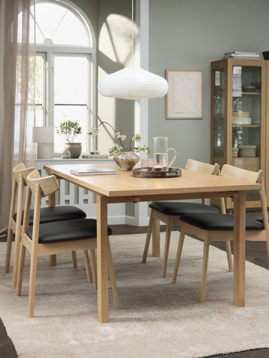 Mesa de comedor MEJLSKOV 90x180 roble natural 