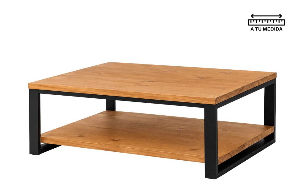 Mesa de Living IRON c/estante Mesa de Living IRON c/estante