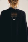 PONCHO GIRAFFE Negro