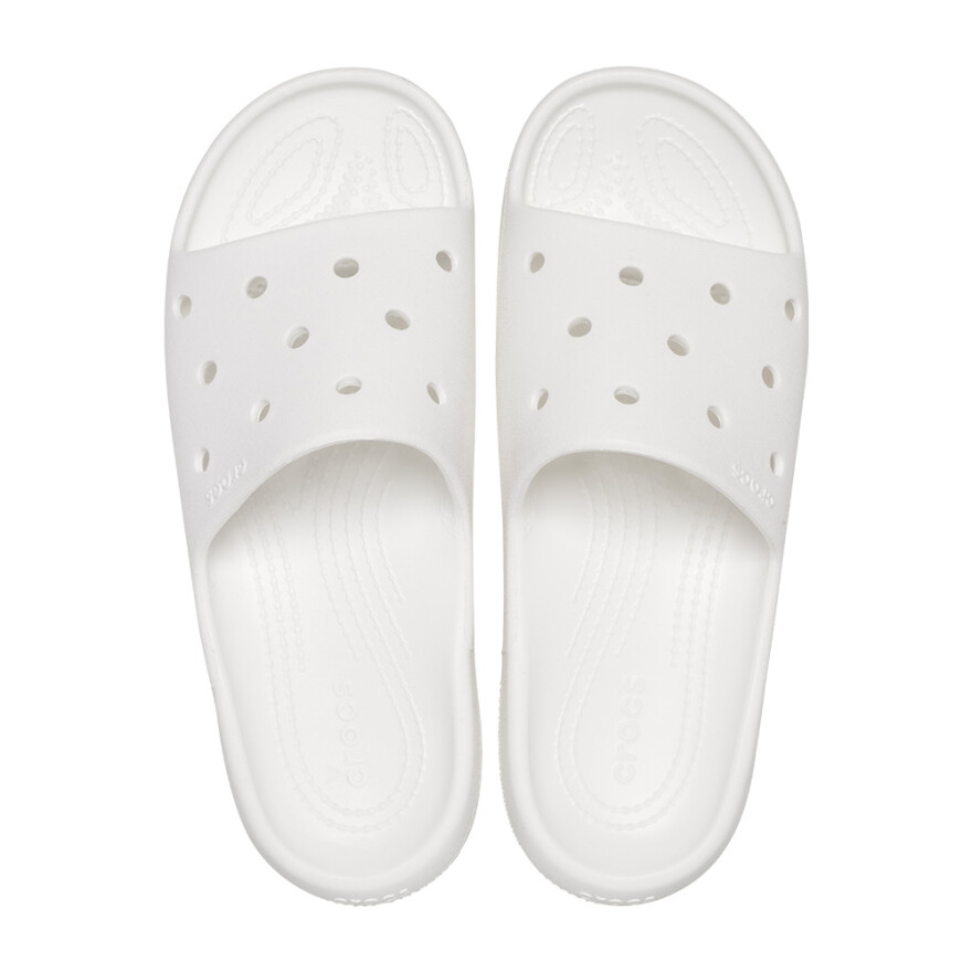 Sandalias Crocs Classic Slide V2 - Unisex White