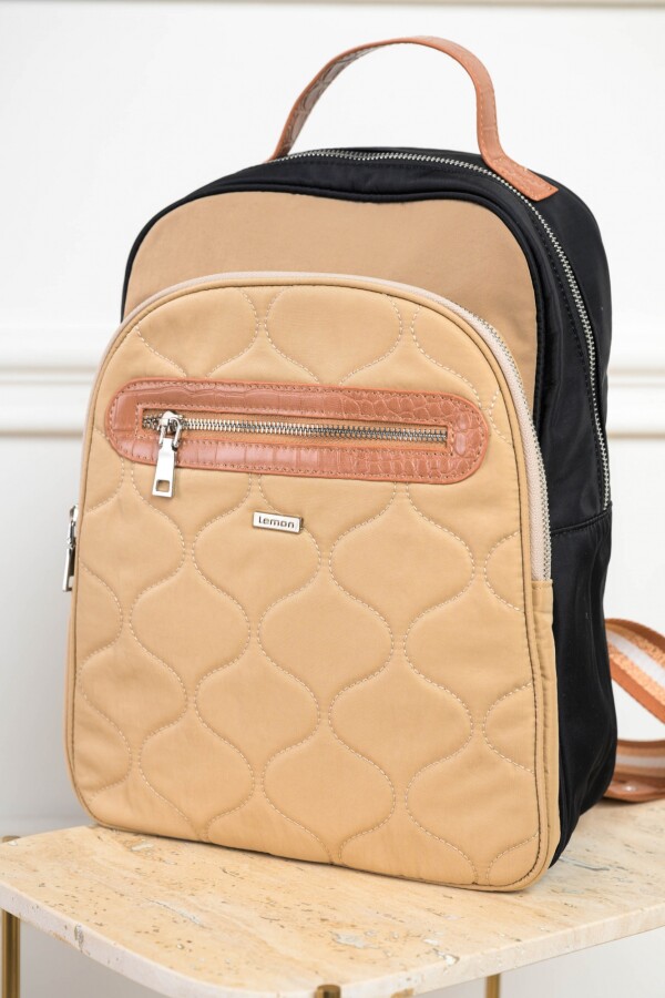 Mochila Maxi Combinada Negro