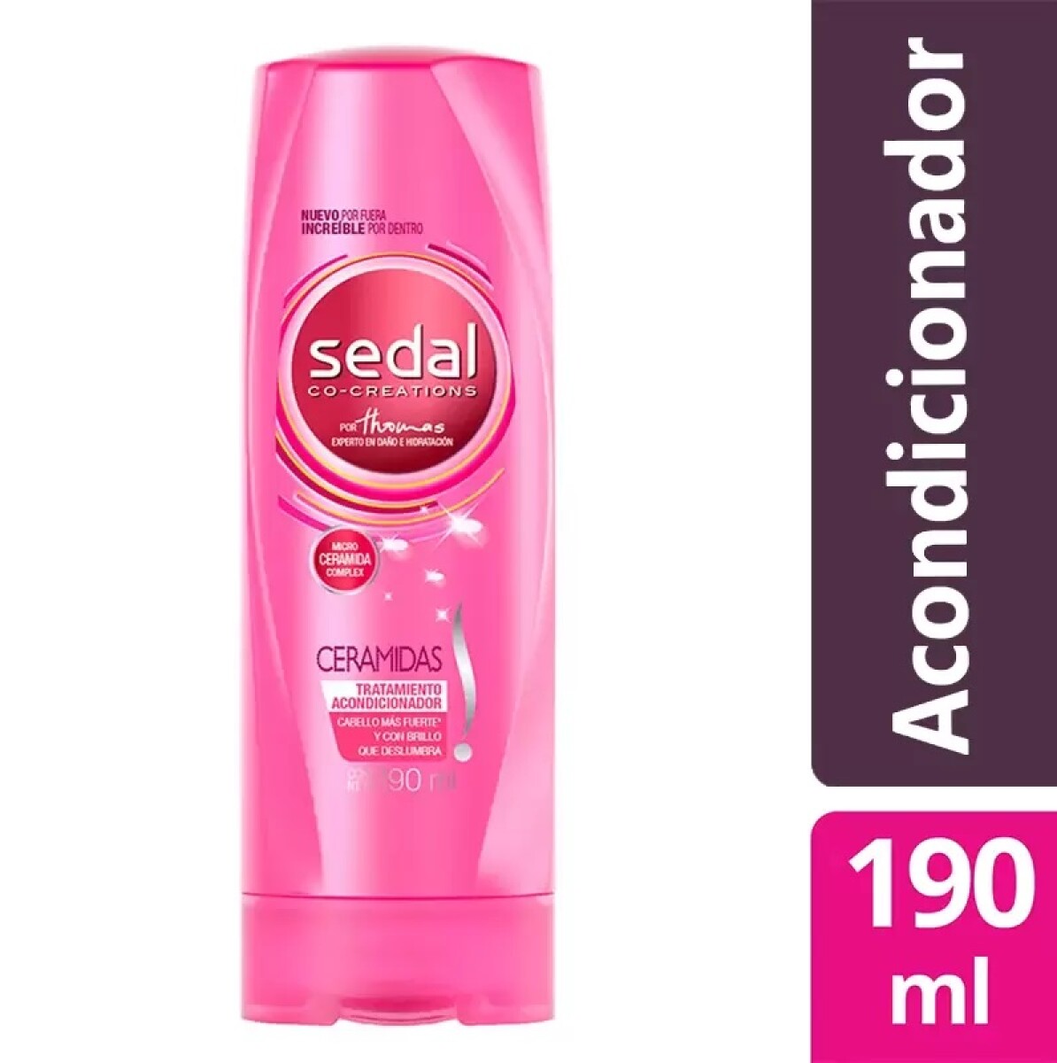 Sedal Acondicionador Ceramidas 190 ml – Hidratación y Reparación Capilar