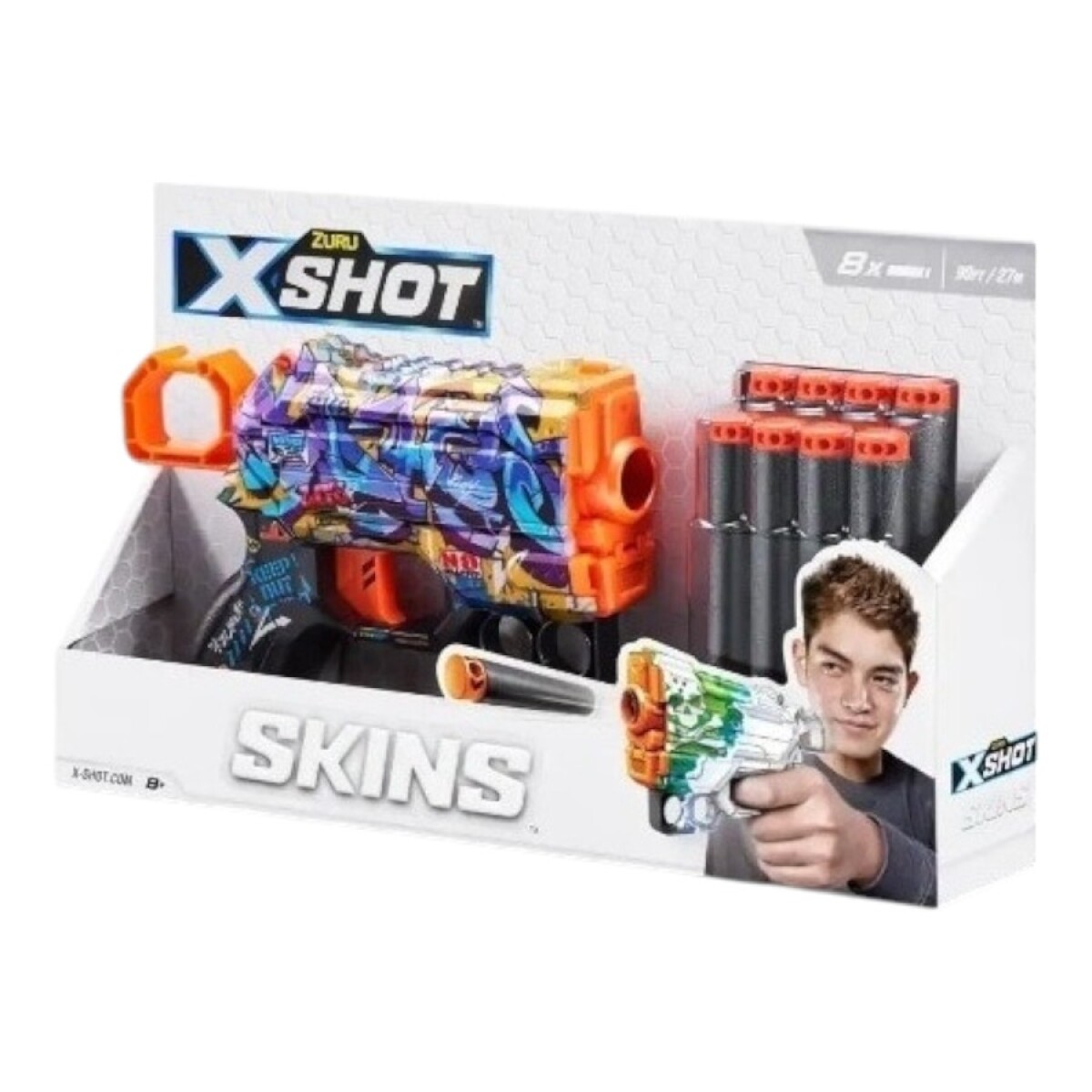 Lanzador Dardos X-Shot Skins Menace 