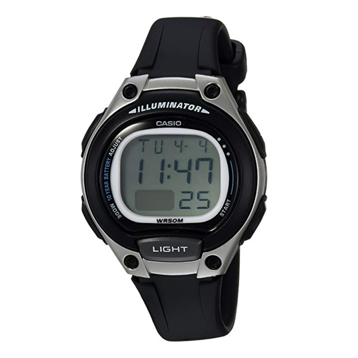 Reloj CASIO LW203-1AVDF en Resina Negro Esfera 35mm 