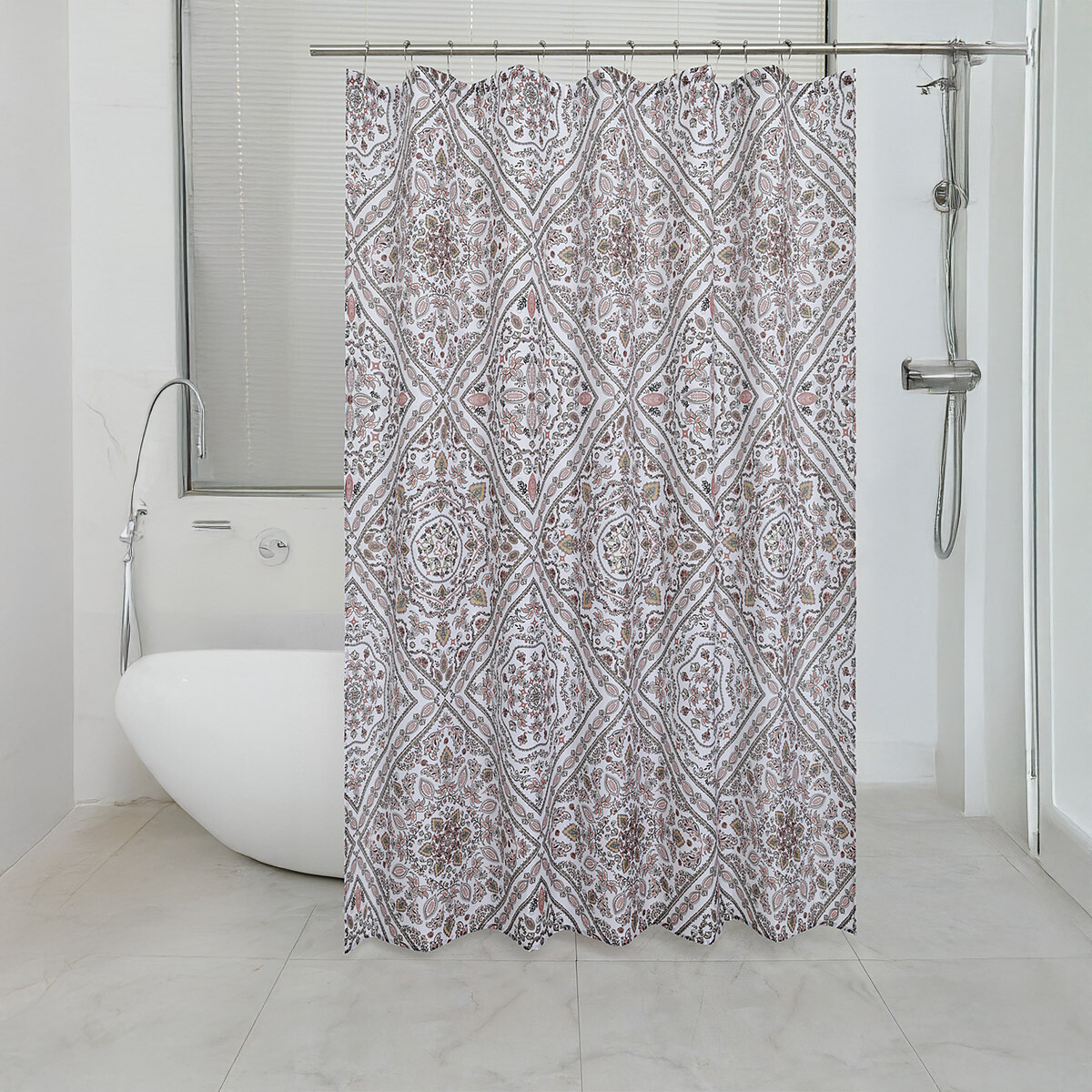 Cortina de Home Class con Argollas 180 x 180 cm - 203101 ARABESCO SALMON 