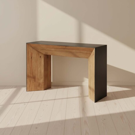 CONSOLA MADERA NATURAL-BEIGE VOLCANO NAT/NEGR