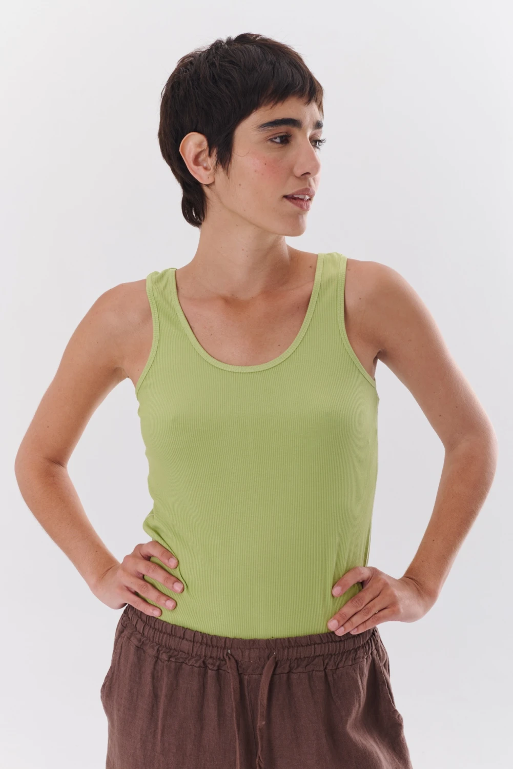 MUSCULOSA LINA verde 3