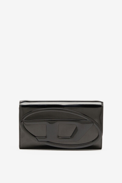 BILLETERA / MINIBOLSO 1DR CUER Negro