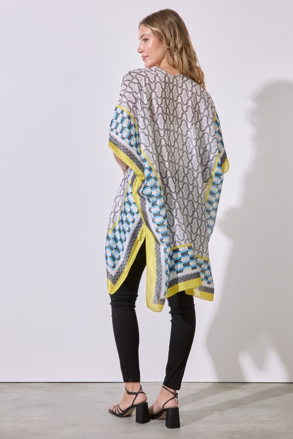 Kimono Printed MULTI/AMARILLO