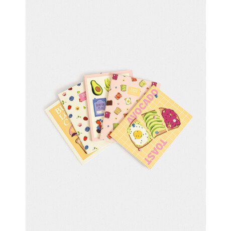 Set De Libretas The Perfect Match Combinacion Multicolor
