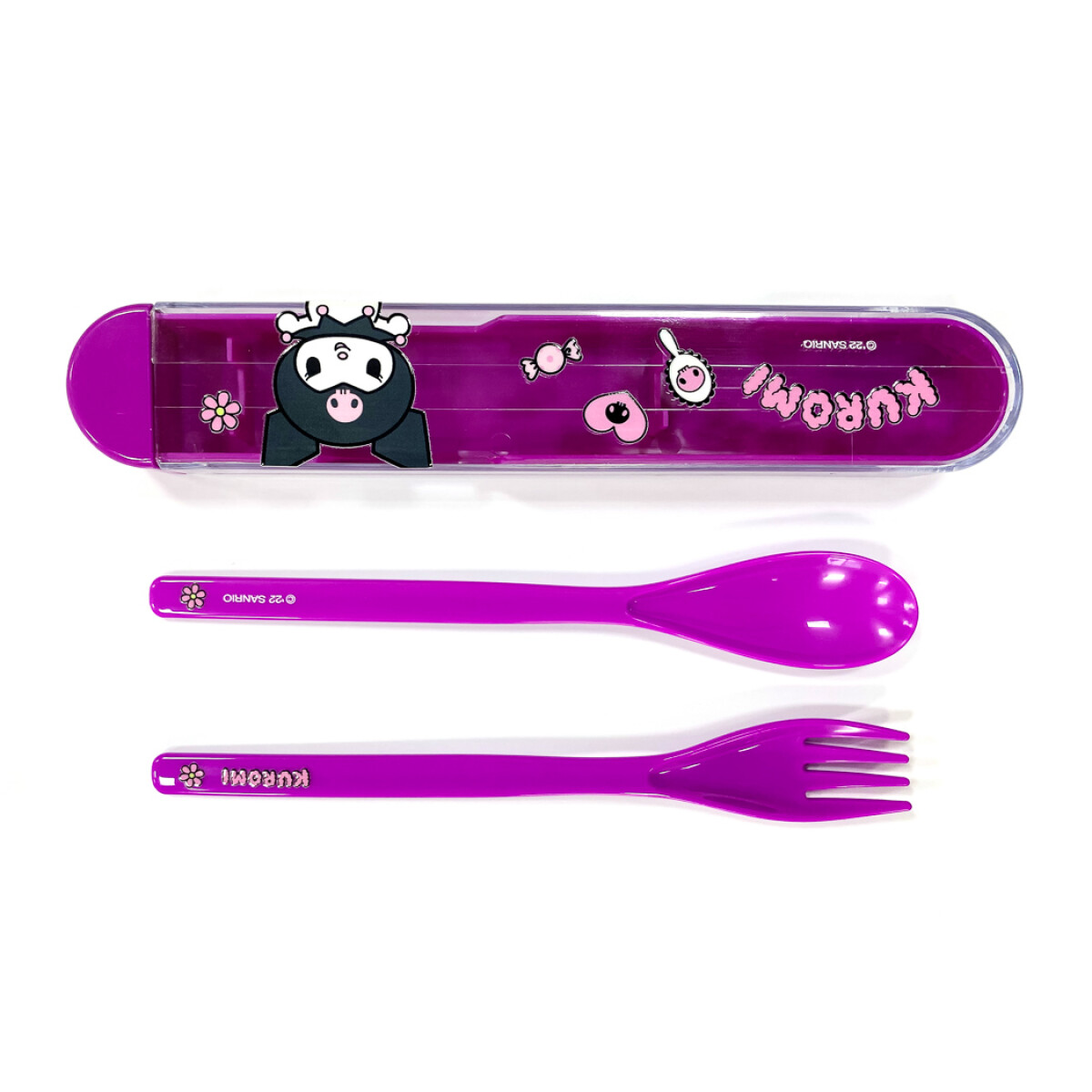 Set cubiertos Sanrio - Kuromi 