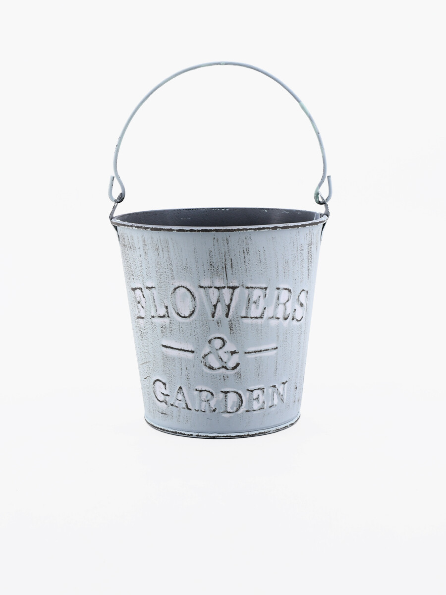 MACETA DE METAL NOA - VERDE 