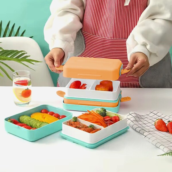 Lunchera Termica Vianda Con Niveles Escolar Lanchera Apta Microondas CTN007 Lunchera Termica Vianda Con Niveles Escolar Lanchera Apta Microondas CTN007