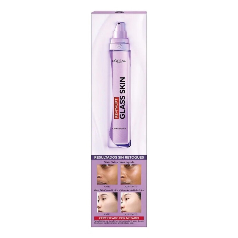 Crema Líquida L'Oréal Revitalift Filler Glass Skin 50ml Crema Líquida L'Oréal Revitalift Filler Glass Skin 50ml
