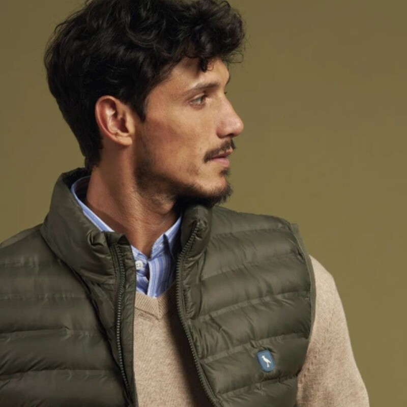 Chaleco Hombre Nylon Polanco Militar