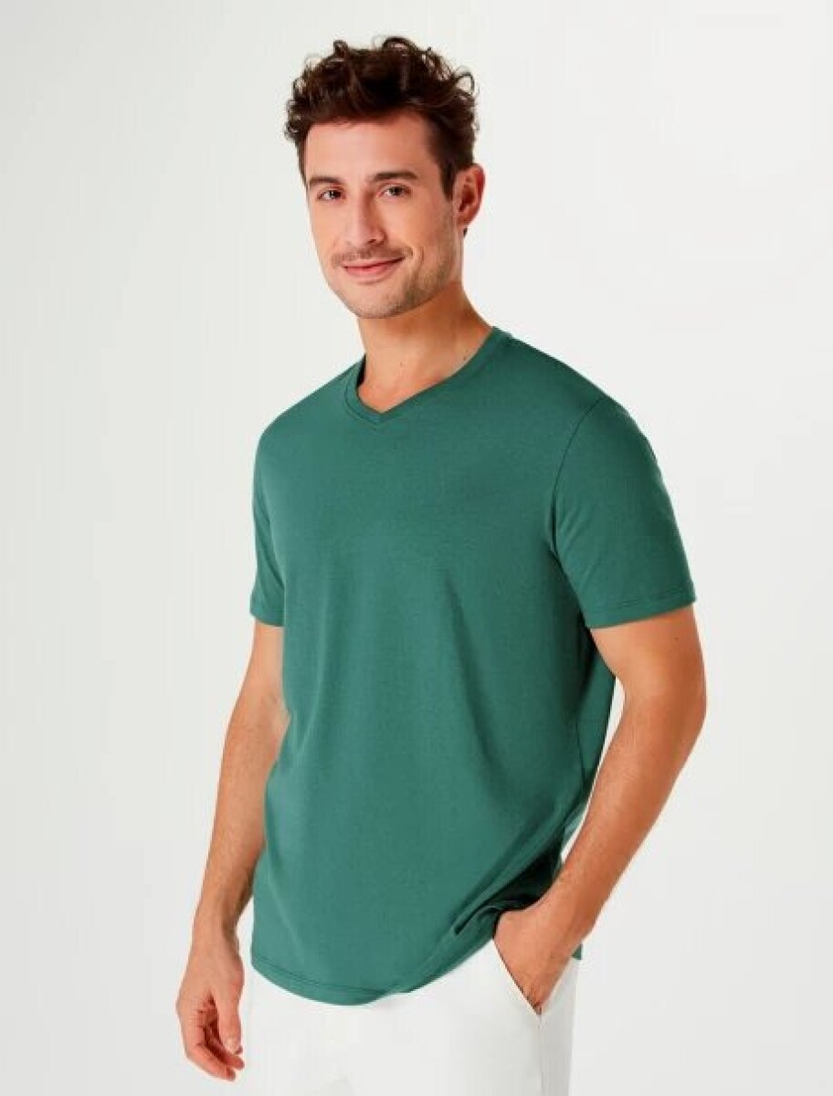 Camiseta Manga Corta - Verde 