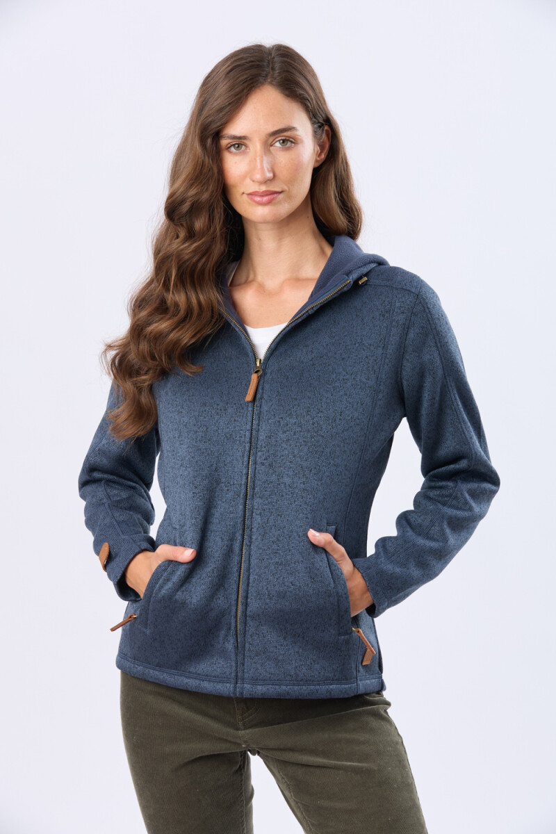 CAMPERA DE FELPA ESPECIAL - Azul 