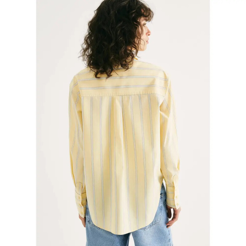 CAMISA FEM AMARELO CLARO