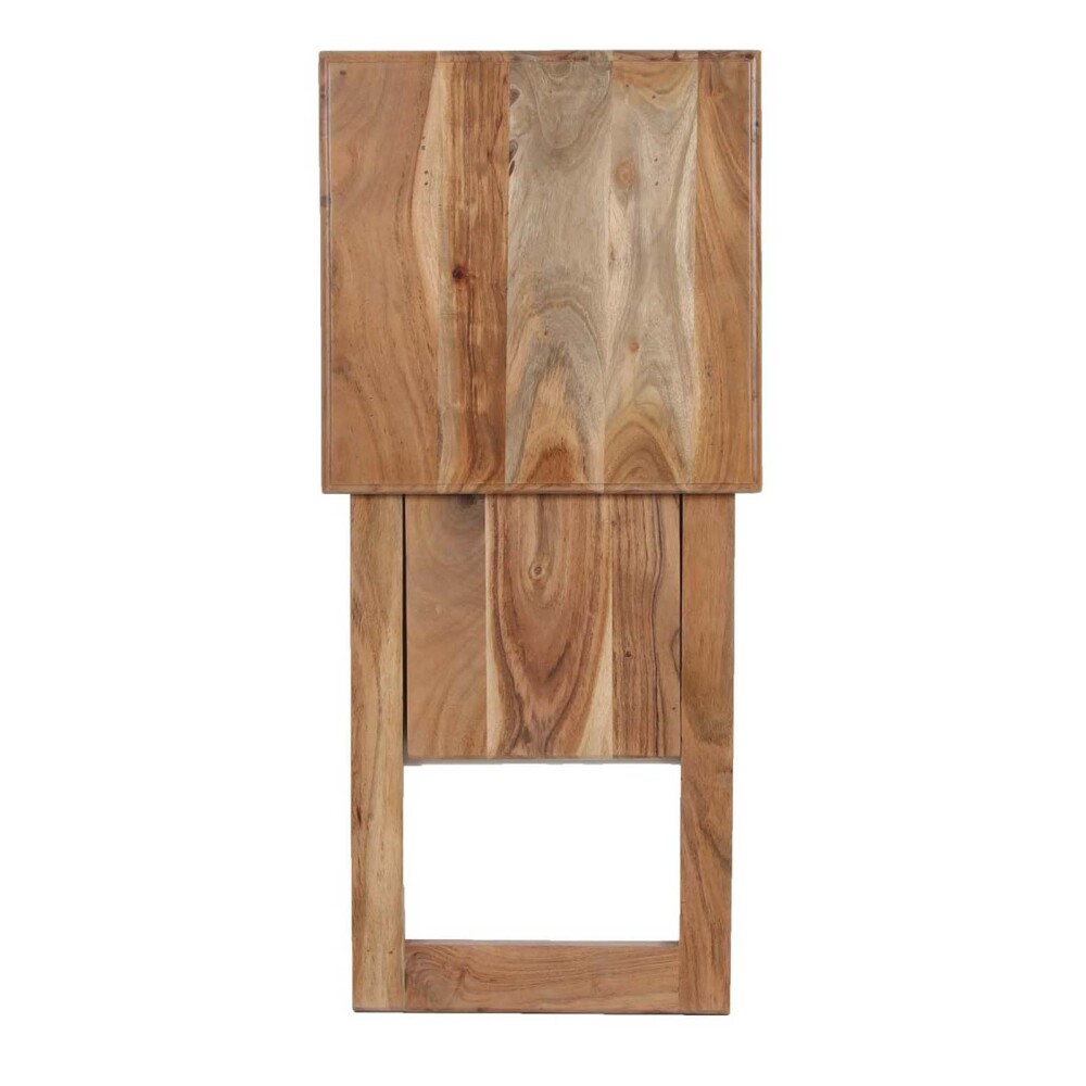 MESA AUXILIAR MADERA MARRON PLEGABLE CASTAÑO