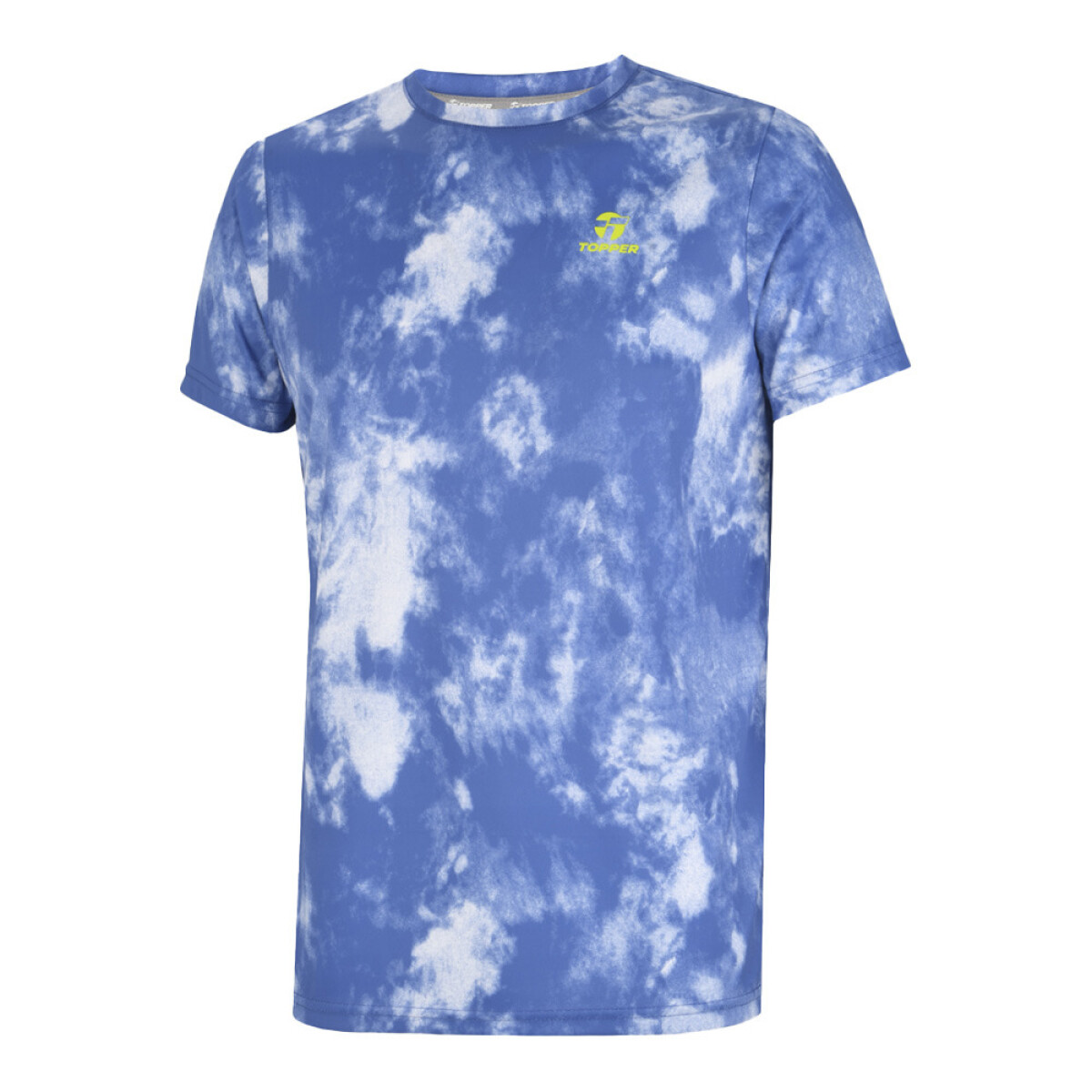 T-SHIRT MC MEN TRNG FULL PRINT azul stai - AZUL STAI 