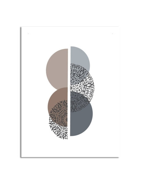 CUADRO CANVAS 30x40cm SEMICIRCULOS 1 CUADRO CANVAS 30x40cm SEMICIRCULOS 1