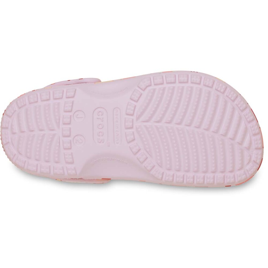 Classic VDay Clog K Pink Milk/hearts