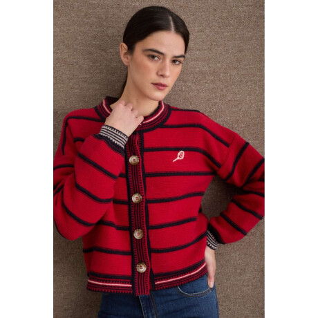 Cardigan Terro Tennis Rojo