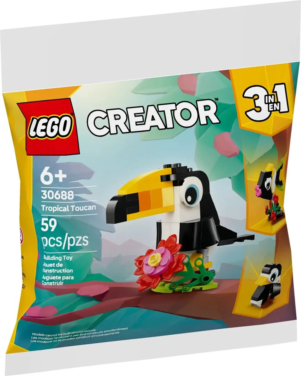 Lego Creator 3 en 1 - Tucán Tropical - 30688 