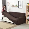 Funda sillón 4 cuerpos lisa chocolate