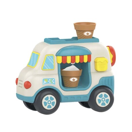 Juego de Baño Bebé con Agua Interactivo Camión de Helados Celeste
