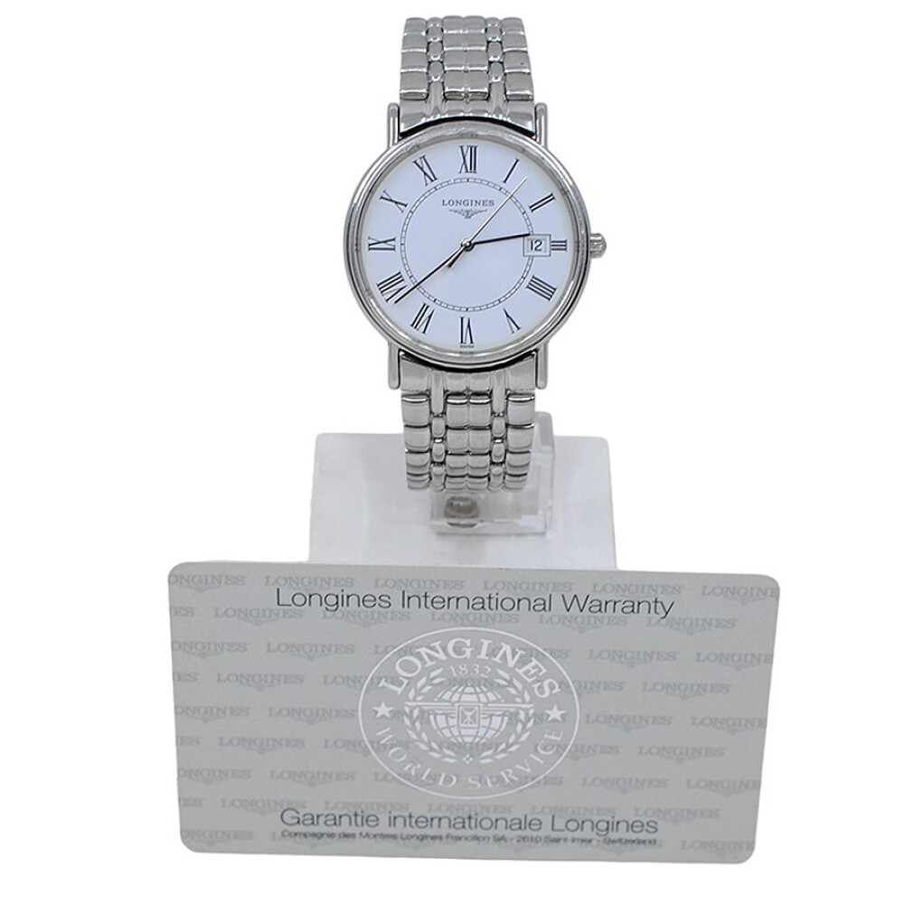 Longines Precense L4.720.4 Quartz 33 Mm Año 2007 Con Papeles Longines Precense L4.720.4 Quartz 33 Mm Año 2007 Con Papeles