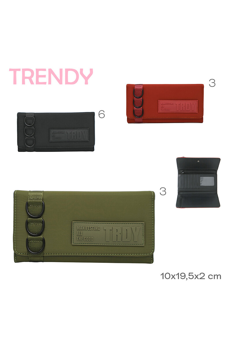 Billetera Trendy Terracota