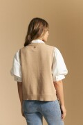 CHALECO OBIDOS Beige Oscuro