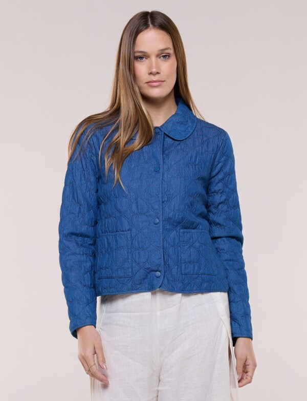 Chaqueta Bordada AZUL
