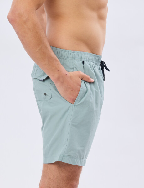SHORT DE BAÑO LISO Denim