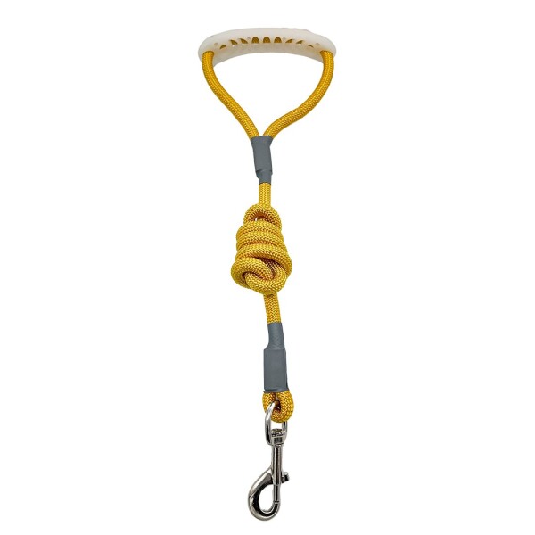 Arnes Correa Pretal Perro Mascota Ajustable Grande Variante Color Amarillo