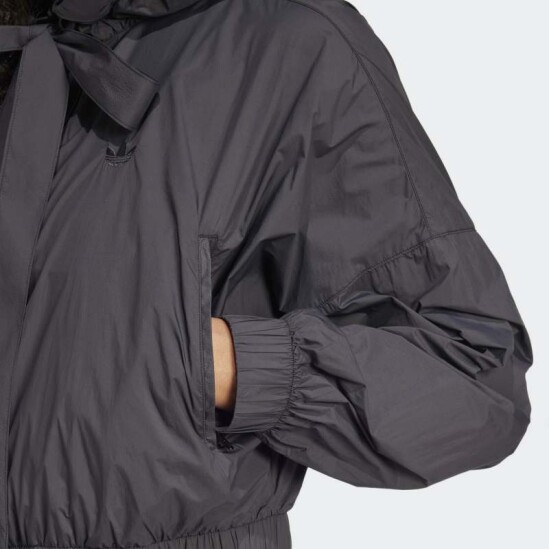 Campera Adidas Ruched Bomber Negro