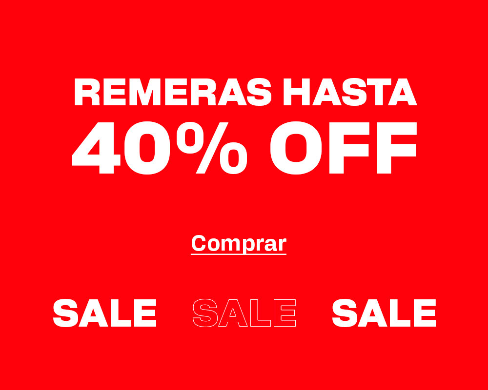 remeras hasta 40%off